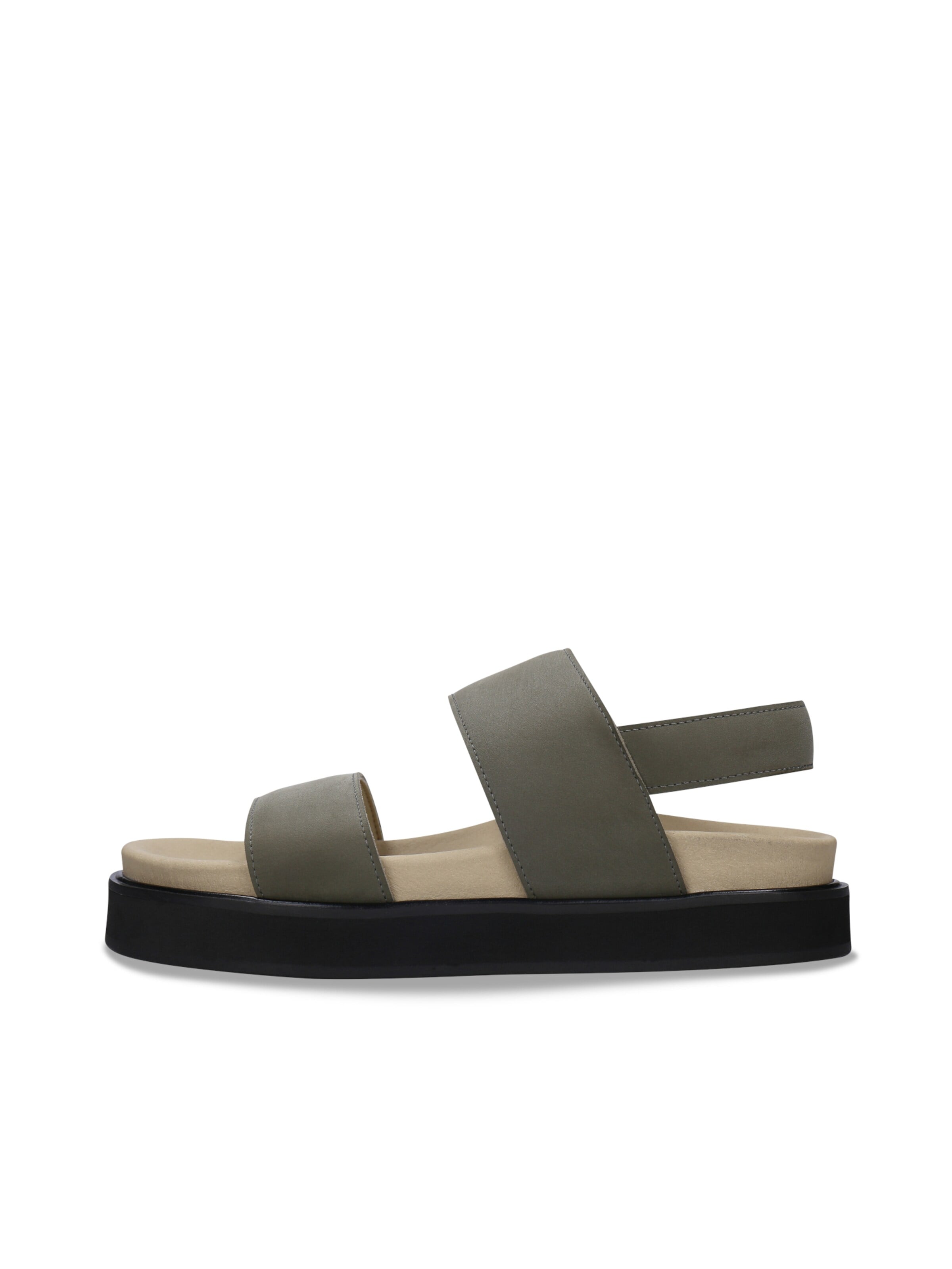 nae Vegan Shoes Sandaler 'LAU' i grøn: forside