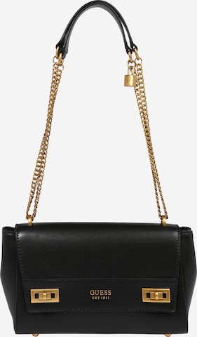 GUESS - Mala de ombro 'KATEY' em preto: frente