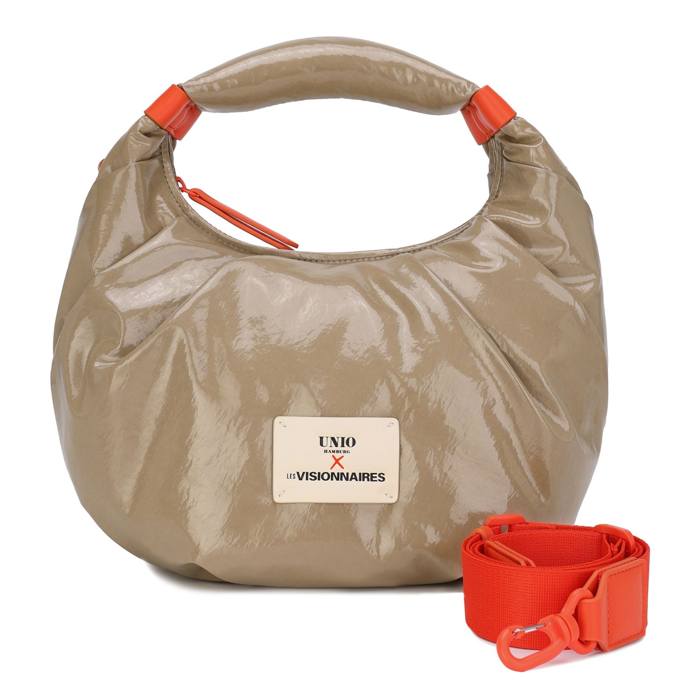 Borsa a spalla 'Unio Kitzbuehel' di Les Visionnaires in beige: frontale