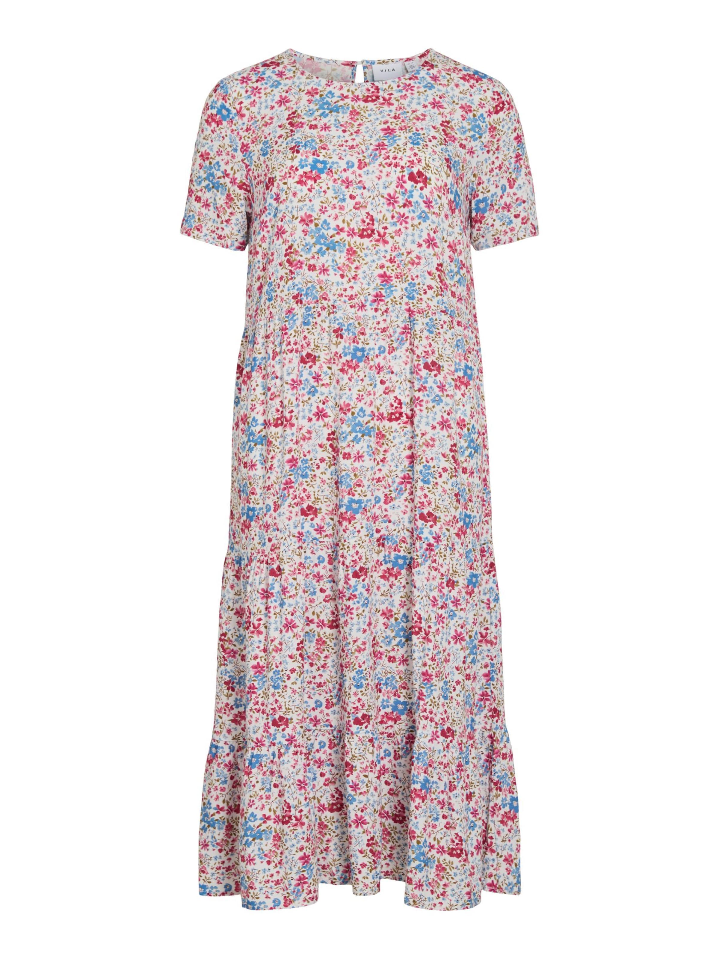 VILA - Vestido en blanco: frente