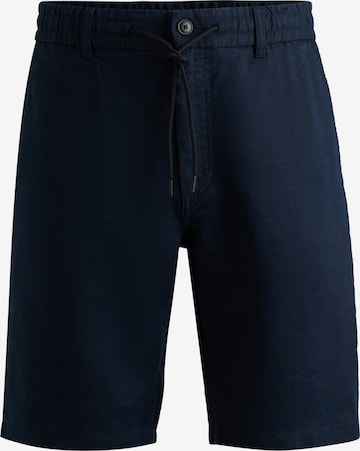 BOSS Orange Tapered Chino Pants 'DS' in Blue: front