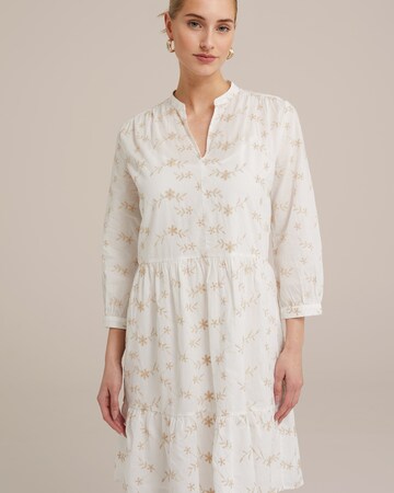 WE Fashion - Vestido camisero en blanco