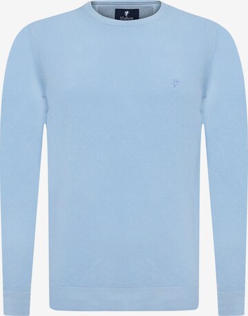 DENIM CULTURE Sweater 'Cleto' in Blue: front