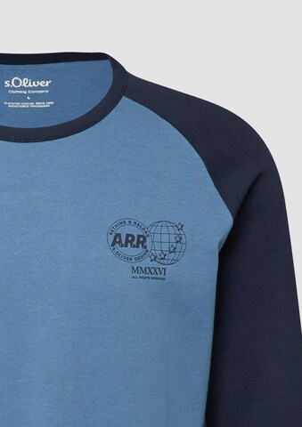 Sweat-shirt s.Oliver en bleu