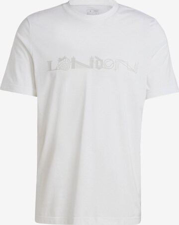 T-Shirt fonctionnel 'London' ADIDAS PERFORMANCE en blanc : devant