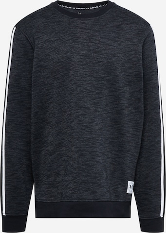 UNDER ARMOUR Sports sweatshirt in Black: front