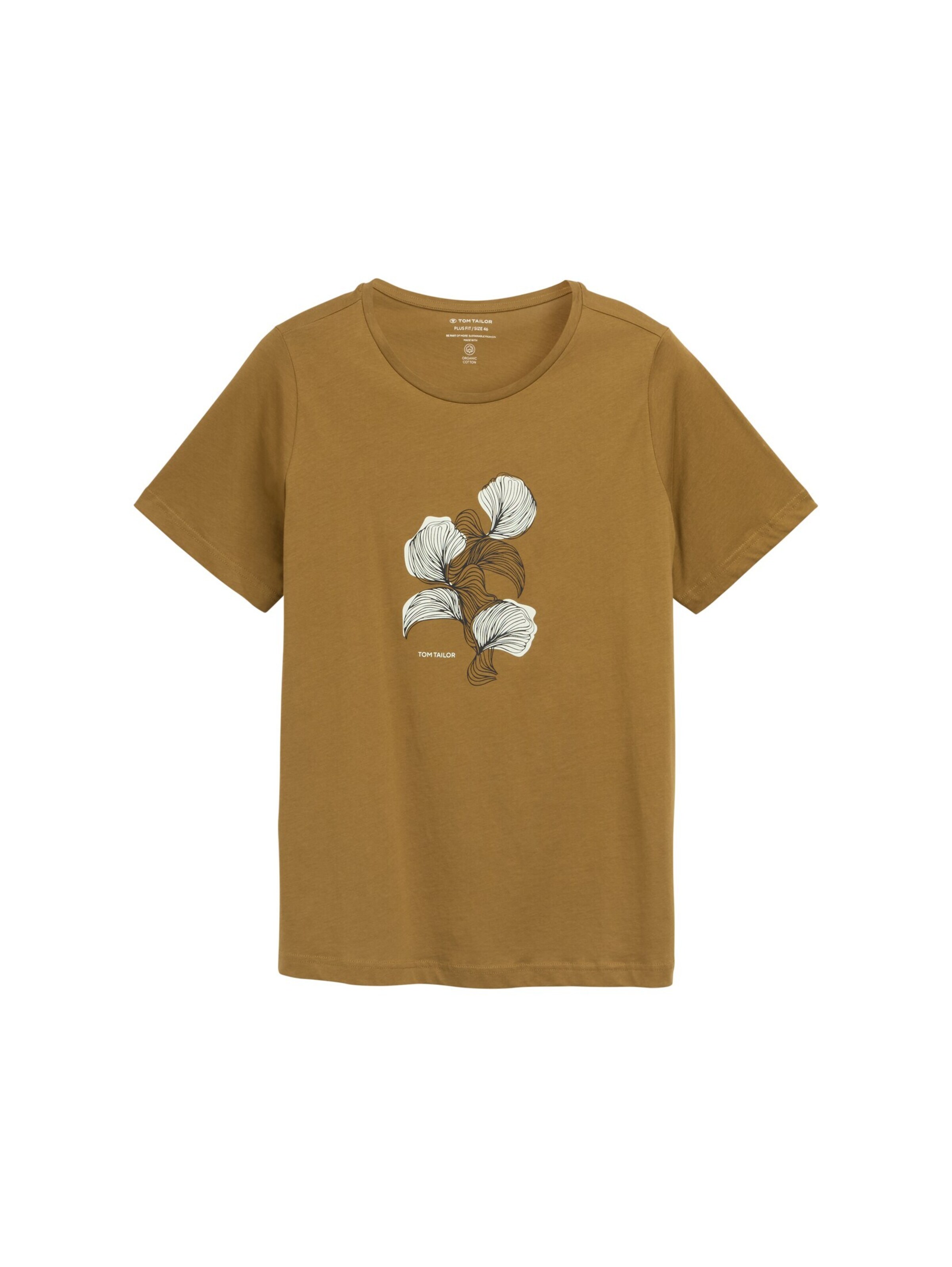 Tom Tailor Women + Shirt in Groen: voorkant