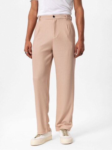 Antioch Regular Trousers in Beige: front