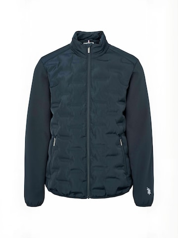 Veste mi-saison ' UMCollen ' U.S. POLO ASSN. en bleu : devant