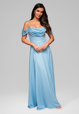 Ombre Evening dress in Blue: front