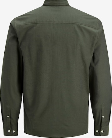 JACK & JONES Slim Fit Skjorte 'Oxford' i grøn