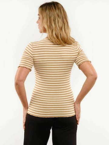 Liberte Essentiel Top ' NATALIA SS ' in Beige