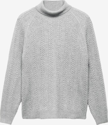 MANGO MAN Sweater 'Marias' in Grey: front