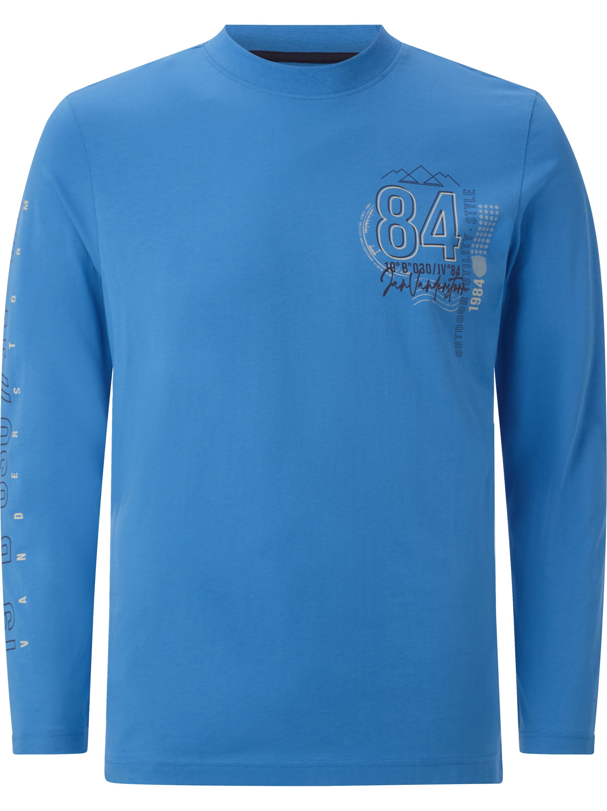Jan Vanderstorm Shirt 'Norgard' in Blue