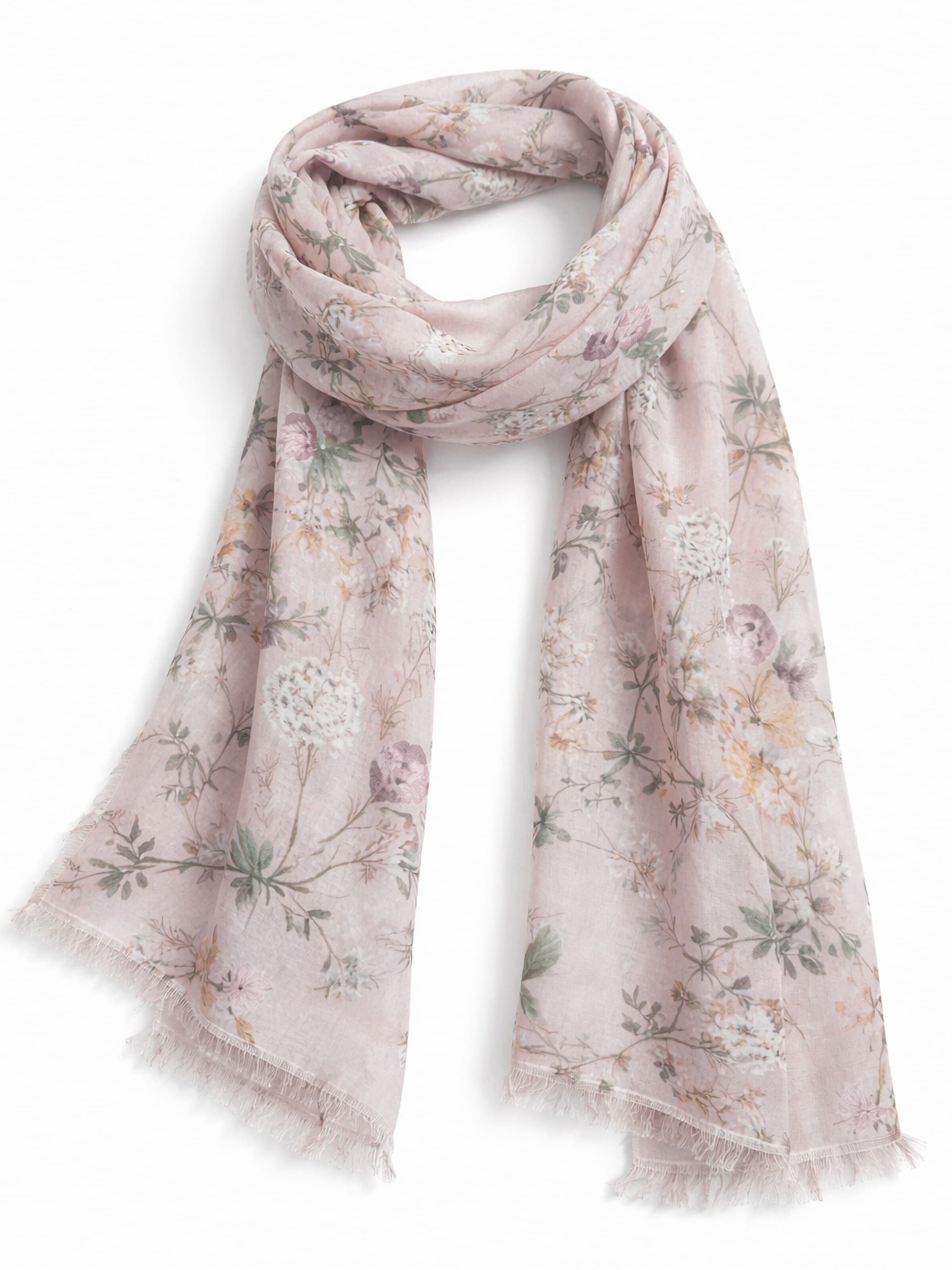 COLLEZIONE ALESSANDRO Scarf 'Flora' in Pink: front