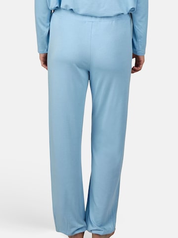 Myjama Pyjamahose `Billie`, figurbetont, besonders weich & angenehm auf der Haut in Blau