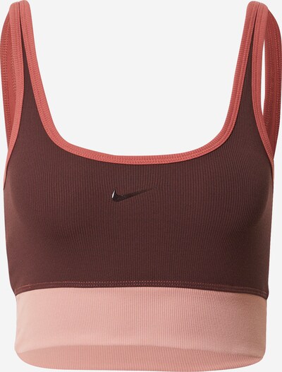 NIKE Sport-BH in braun / pitaya / rosé, Produktansicht