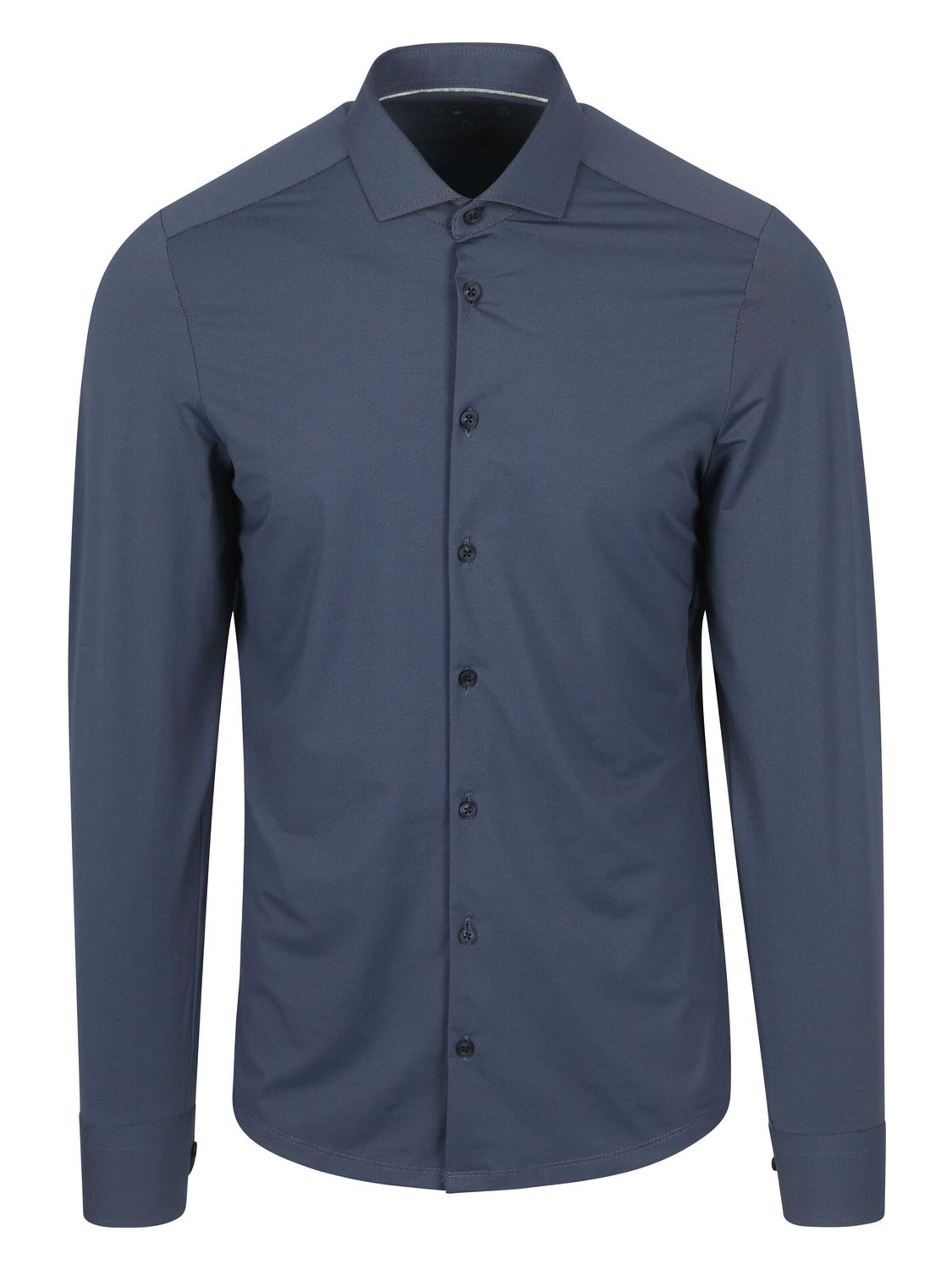 PURE Slim fit Button Up Shirt in Blue: front