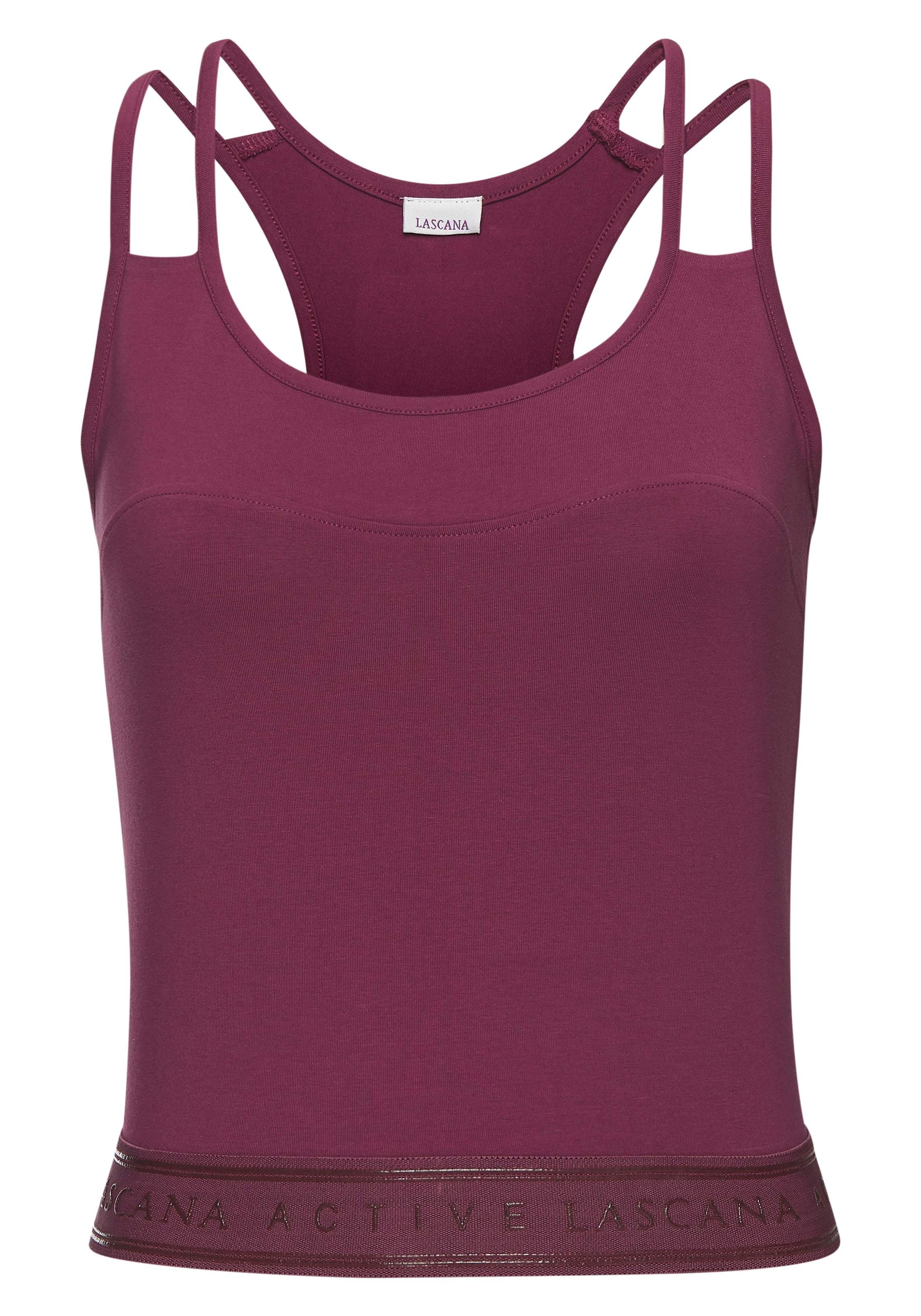 LASCANA ACTIVE Top in Rot: Vorderseite