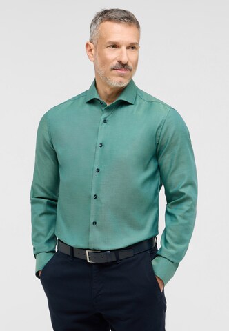 ETERNA Slim fit Zakelijk overhemd in Groen: voorkant