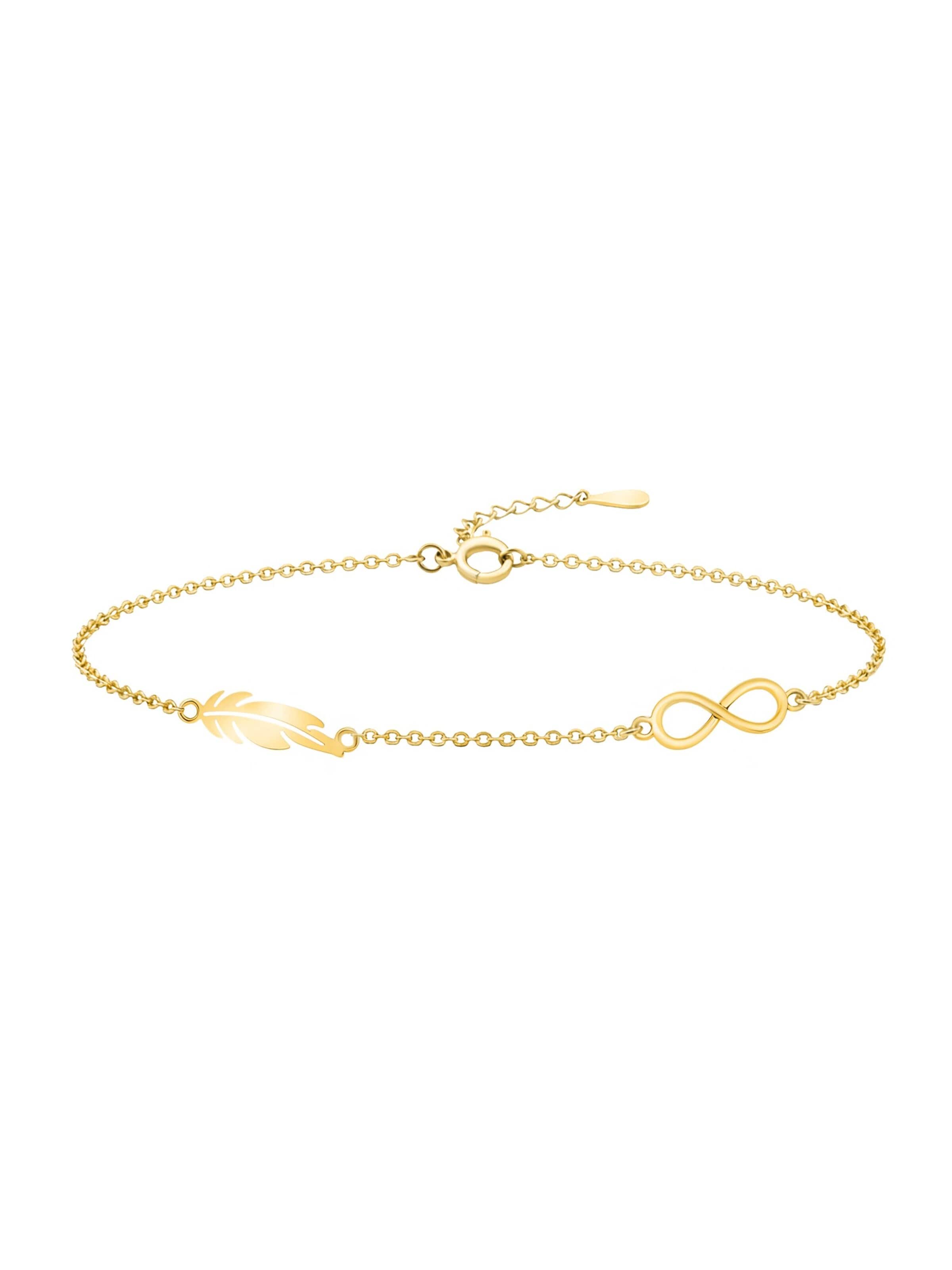 Sofia Milani Armband 'Wing'‌‌‌‌‌‌‌‌ in Gold: Vorderseite
