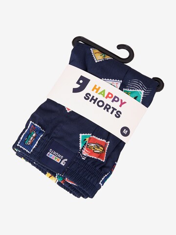 Happy Shorts Boxer ' Prints ' in Blau