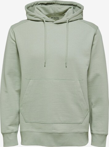 Sweat-shirt 'Jackson' SELECTED HOMME en vert : devant