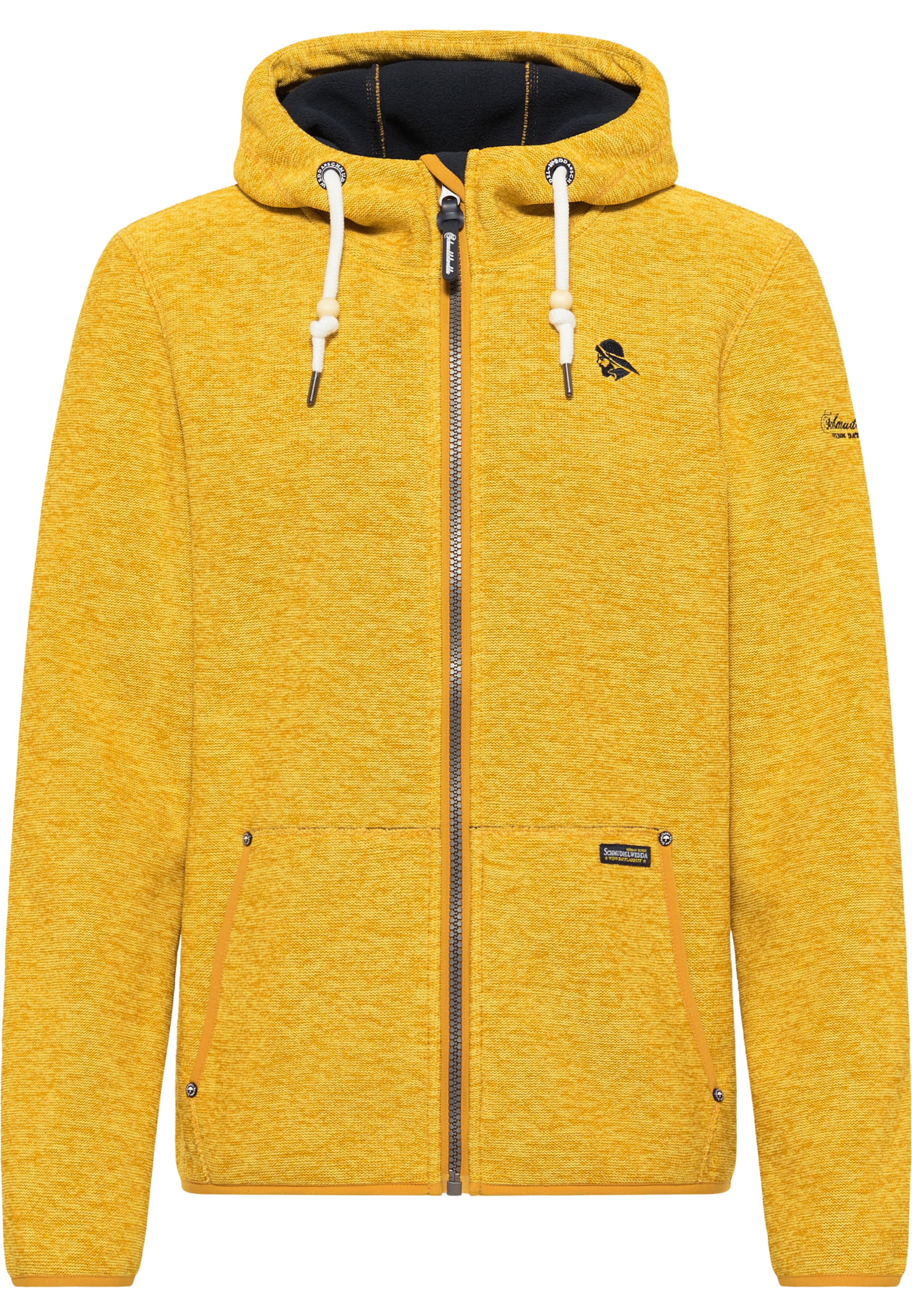Giacca funzionale di Schmuddelwedda in giallo: frontale