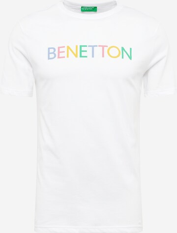 UNITED COLORS OF BENETTON Shirt in Wit: voorkant