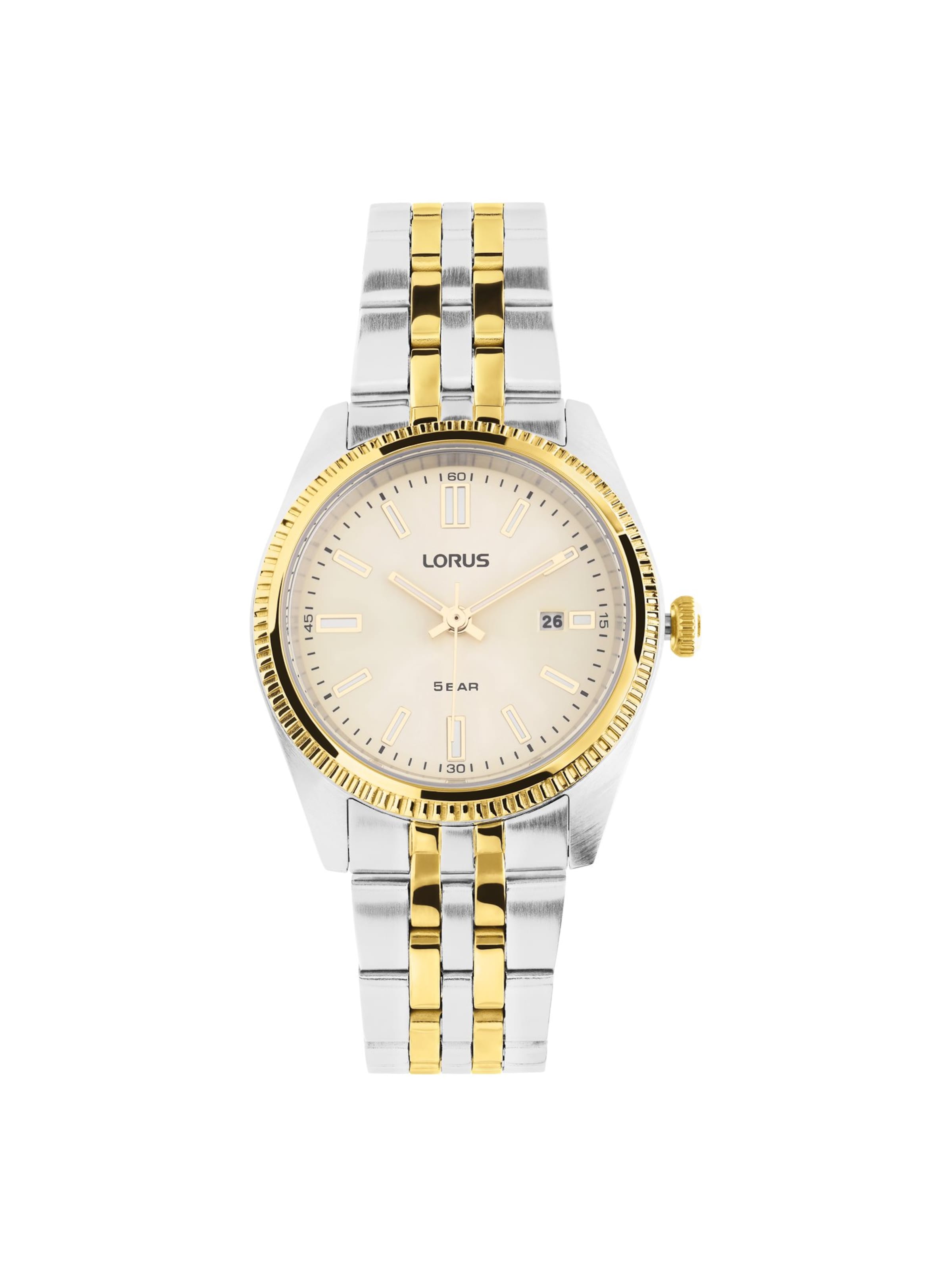 LORUS Analog watch in Gold: front