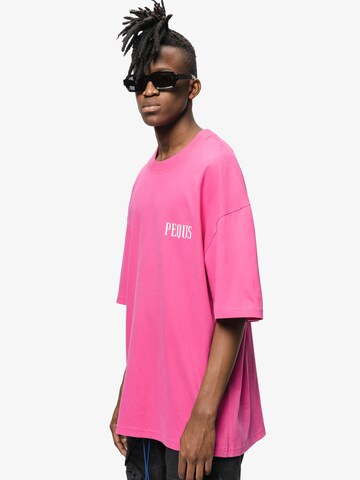 Pequs Koszulka w kolorze różowy