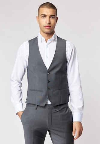 ROY ROBSON Suit Vest 'Baukasten 1' in Grey: front