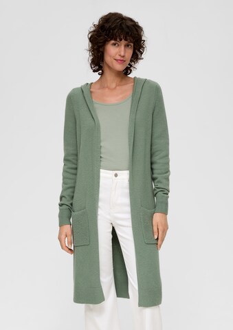 Cardigan s.Oliver en vert : devant