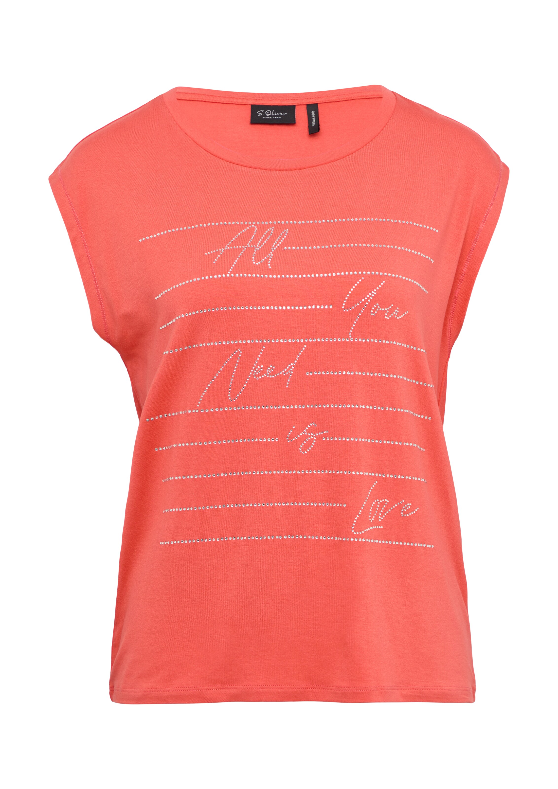 s.Oliver BLACK LABEL Shirt in Rood: voorkant