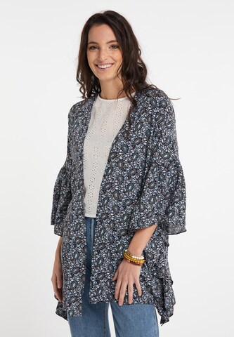 usha FESTIVAL Knit Cardigan in Black: front