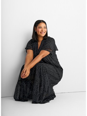 Zizzi Blúz 'Doru' - fekete