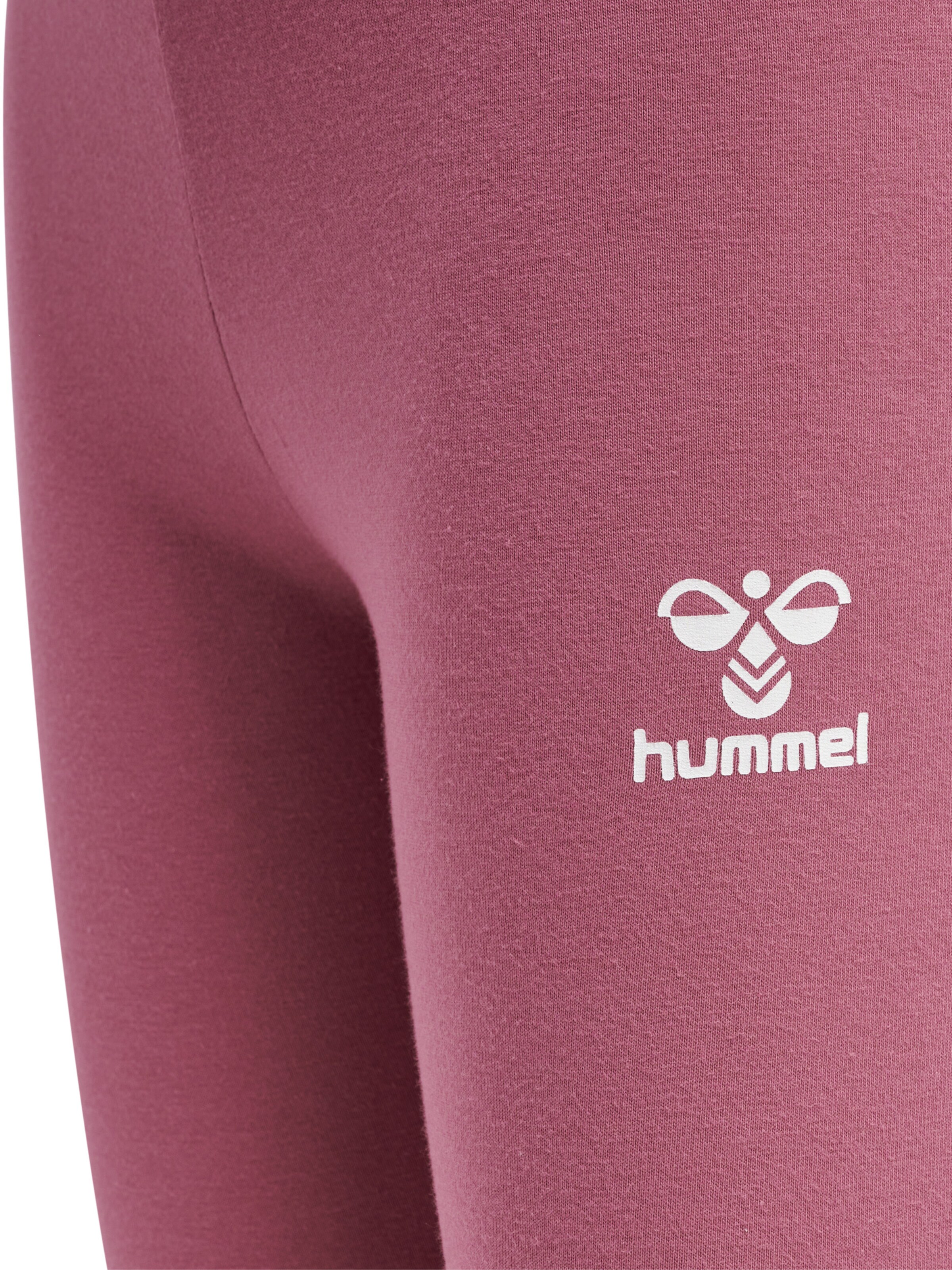 Hummel Skinny Workout Pants 'Onze' in Pink