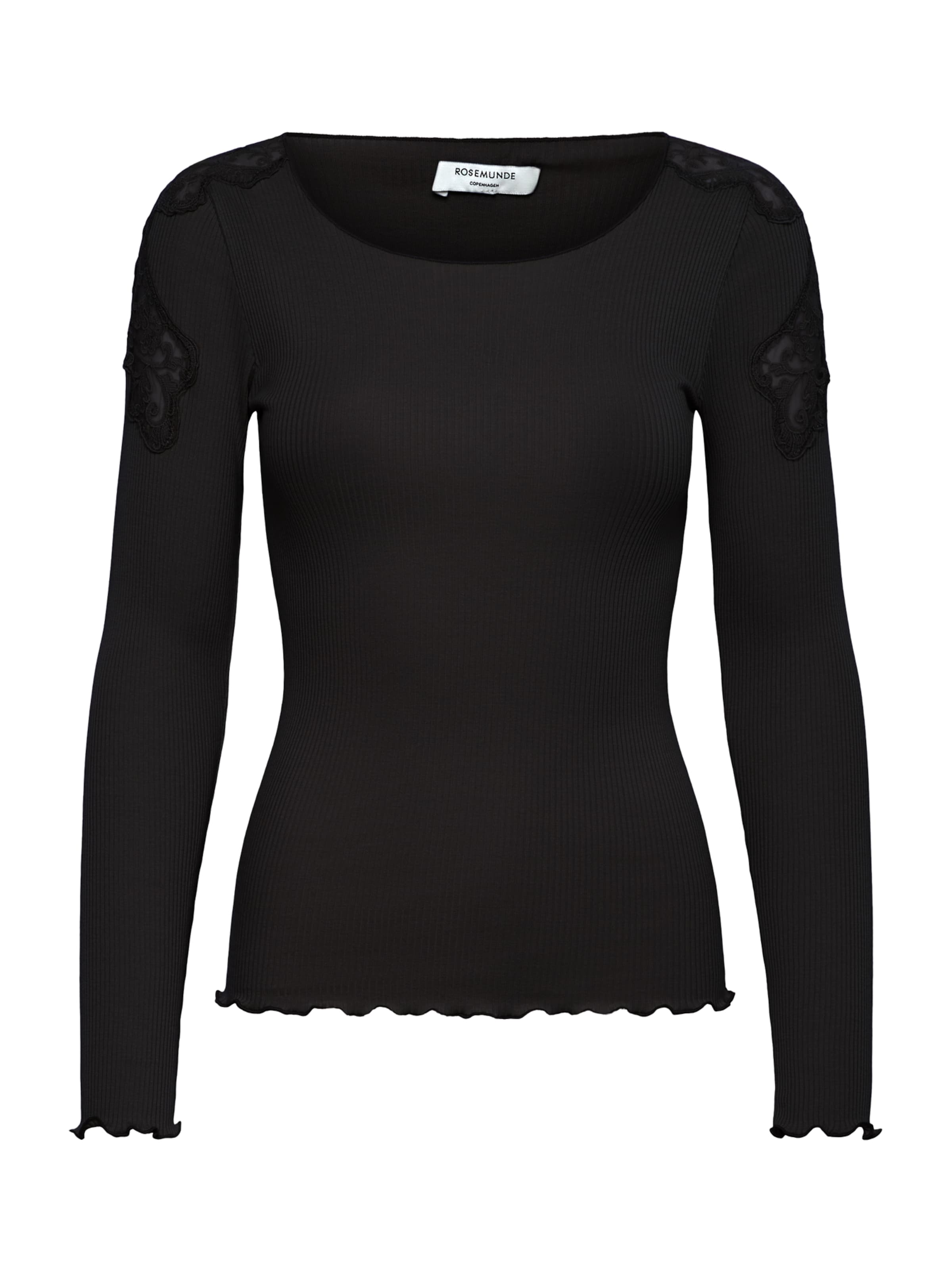 Maglietta 'Baybay' di rosemunde in nero: frontale