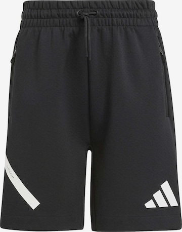 ADIDAS SPORTSWEAR Loosefit Urheiluhousut 'ZNE' värissä musta: etupuoli