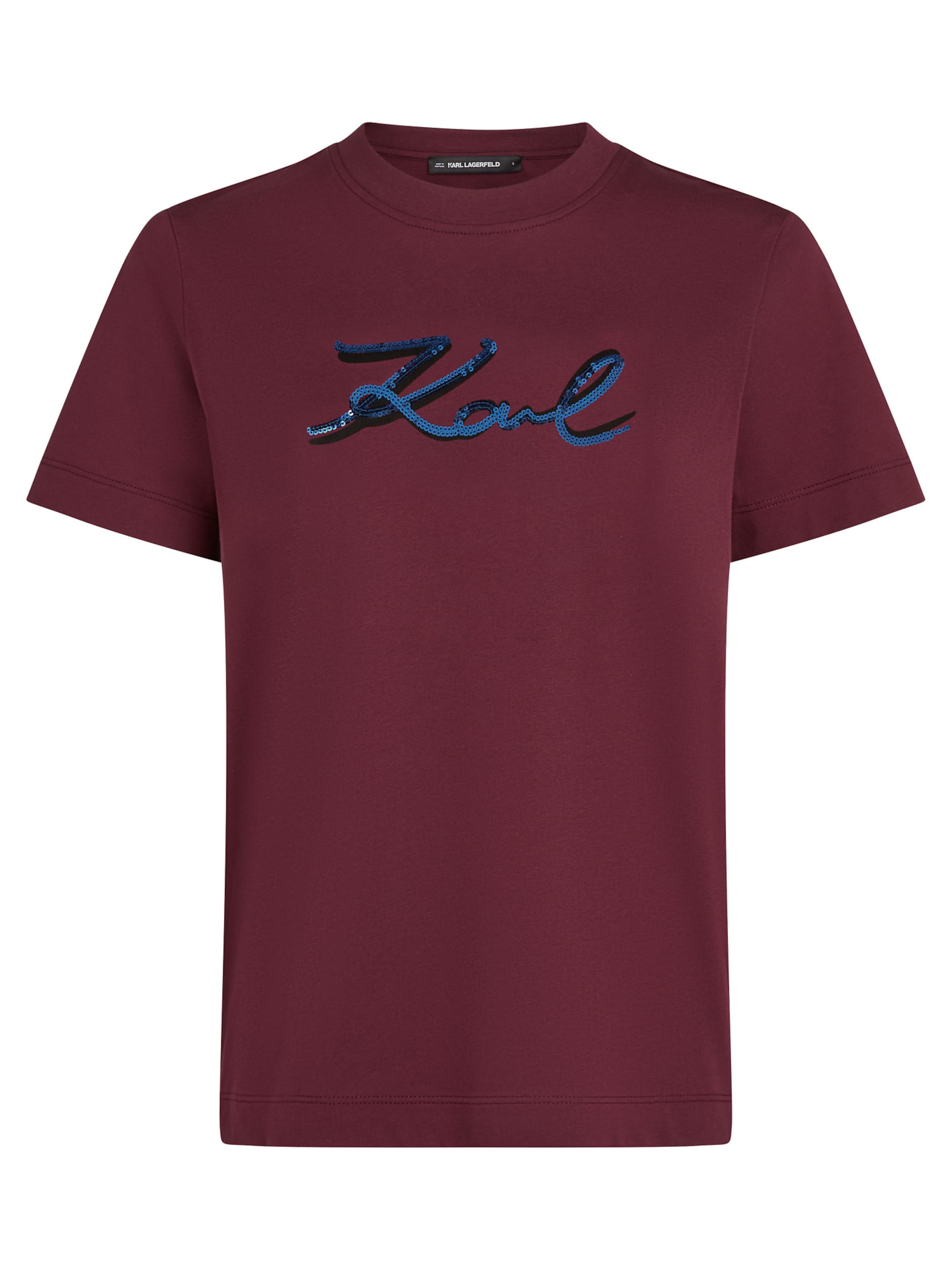 Karl Lagerfeld Shirt in Rood: voorkant