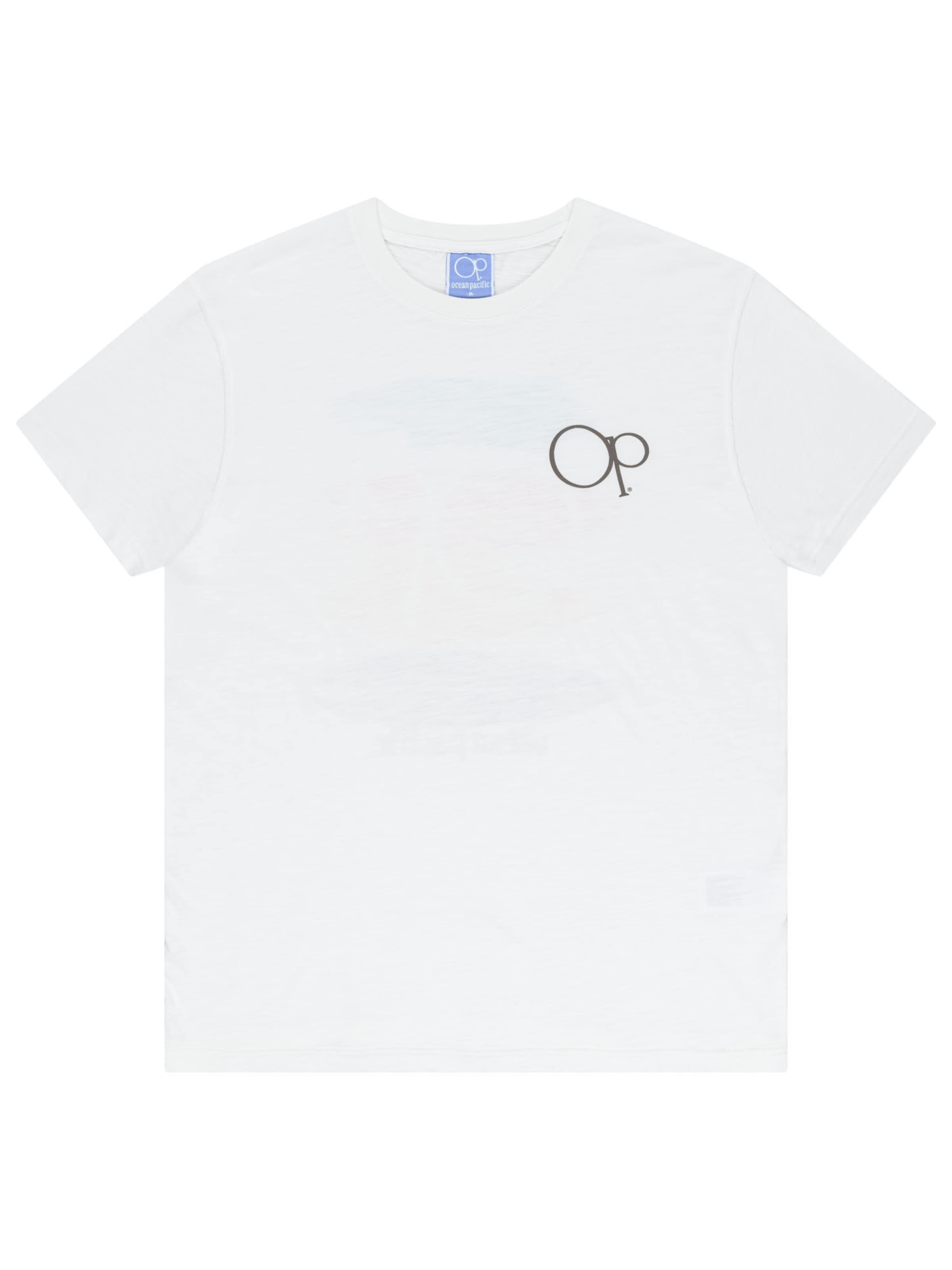 Ocean Pacific Bluser & t-shirts 'Quiver' i hvid: forside