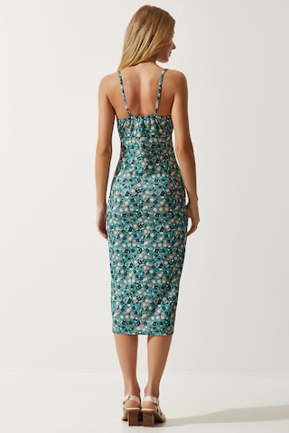 Happiness İstanbul Καλοκαιρινό φόρεμα σε πράσινο