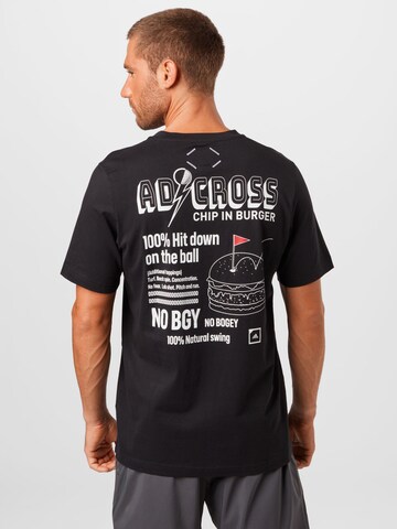 ADIDAS GOLF Funkční tričko – černá