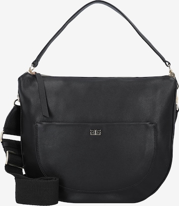 ABRO Shoulder Bag 'Dalia' in Black: front