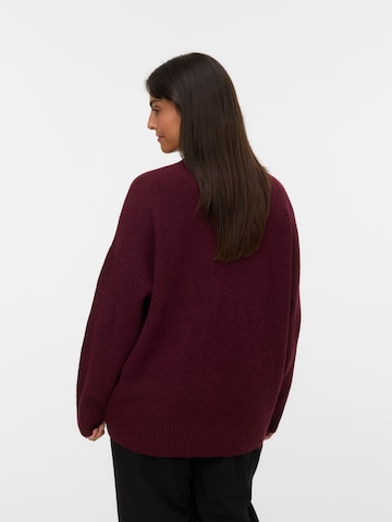 Vero Moda Curve Pullover 'VMCBoom' in Rot
