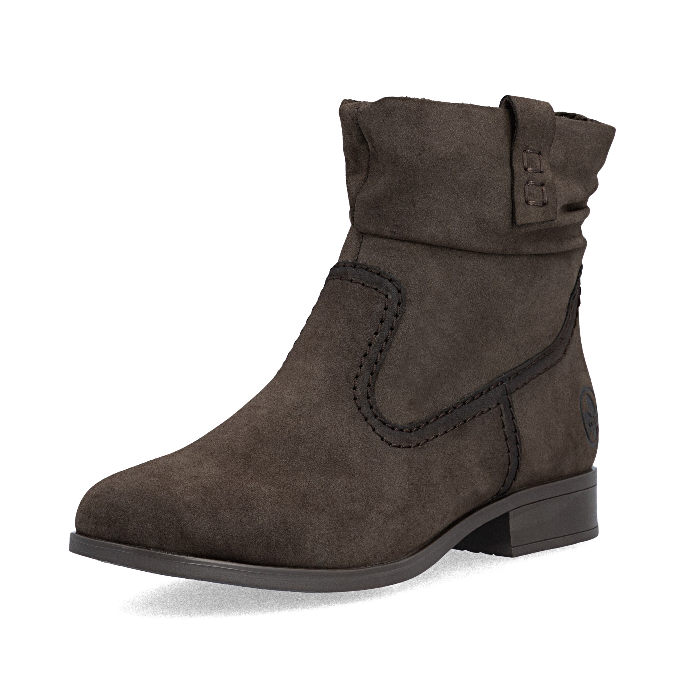 Bottines Rieker en marron : devant