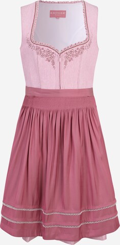 Krüger Madl Dirndl in Pink: front