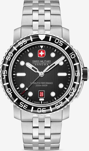 SWISS MILITARY HANOWA Uhr in Silber: predná strana