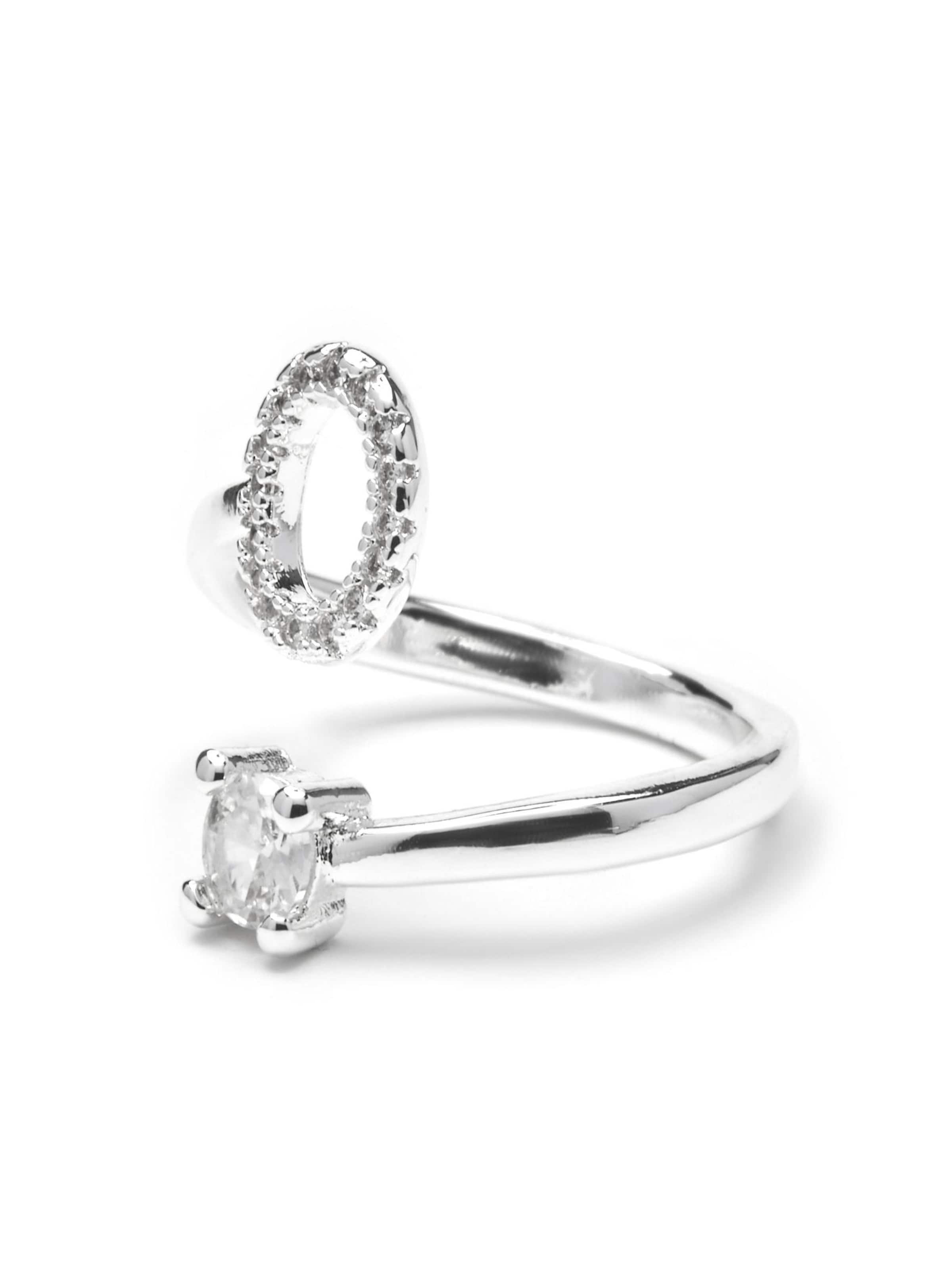 Luxenter Ring 'Alphabet O'‌‌‌‌‌ in Silber