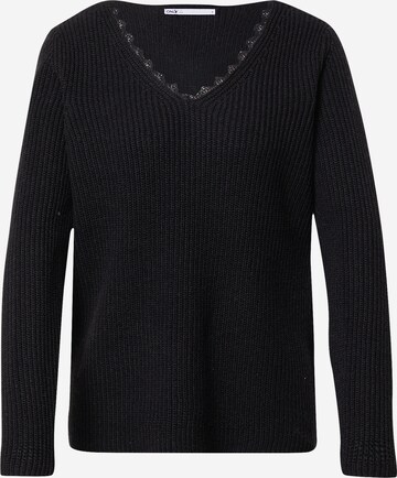 Pull-over 'Jennie' ONLY en noir : devant